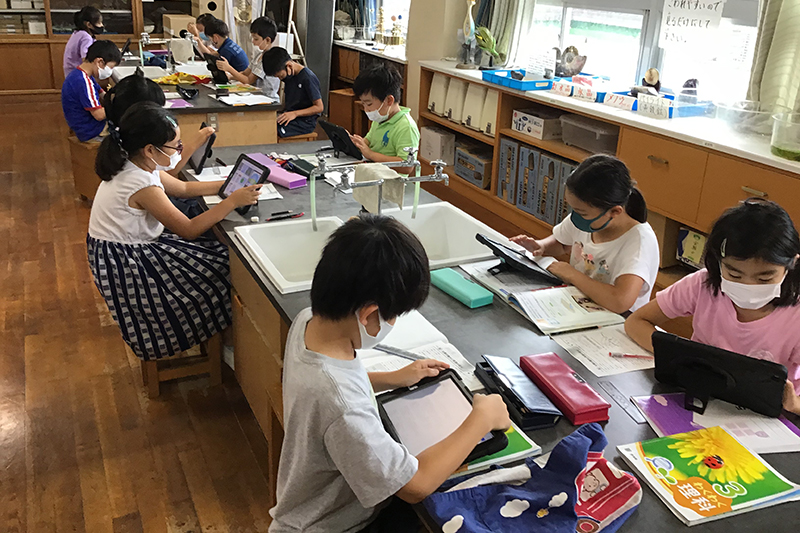 3年_理科_タブレットを活用した学習