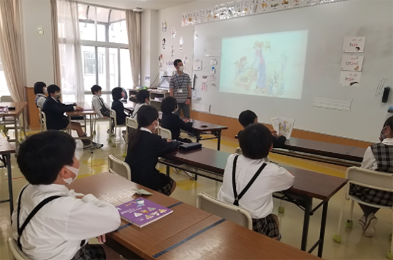 「『GrapeSEED』による英語教育」はつしば学園小学校