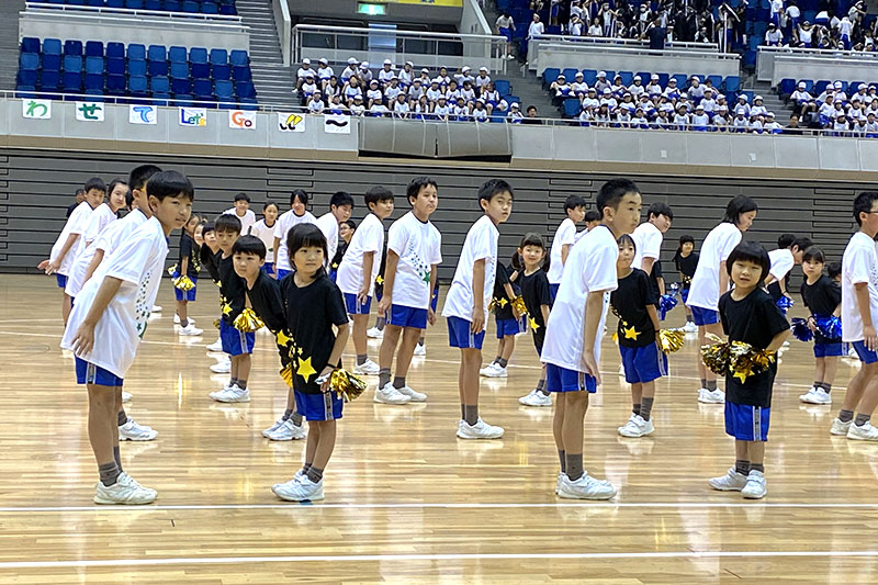 運動会_1年生と6年生が心ひとつに